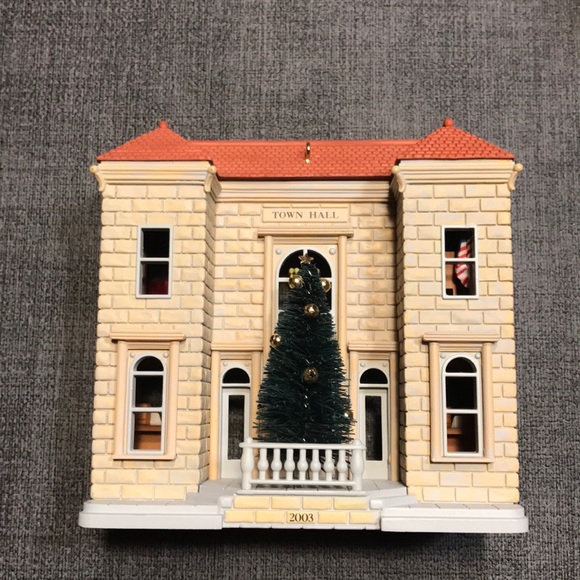 Hallmark Town Hall Ornament - Picture 2 of 3